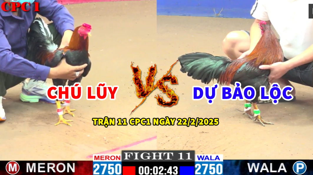 trận 11 cpc1 ngày 22/2/2025 hôm nay dự bảo lộc vs chú lũy cpc