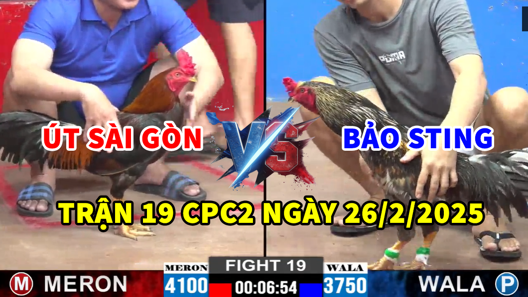 trận 19 cpc2 ngày 26/2/2025 hôm nay giữa út sài gòn và bảo sting