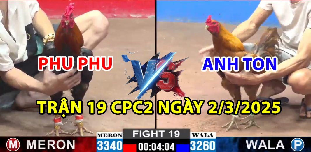 trận 19 cpc2 ngày 2/3/2025 hôm nay phu phu vs anh ton