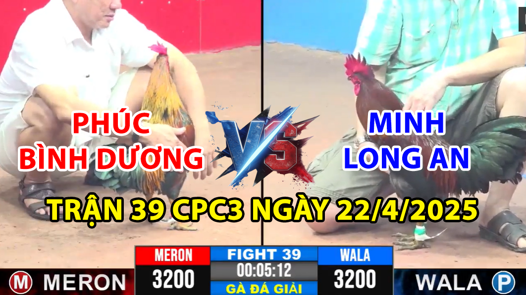 trận 39 cpc3 ngày 22/4/2025 hôm nay giữa chú phúc bình dương và má minh