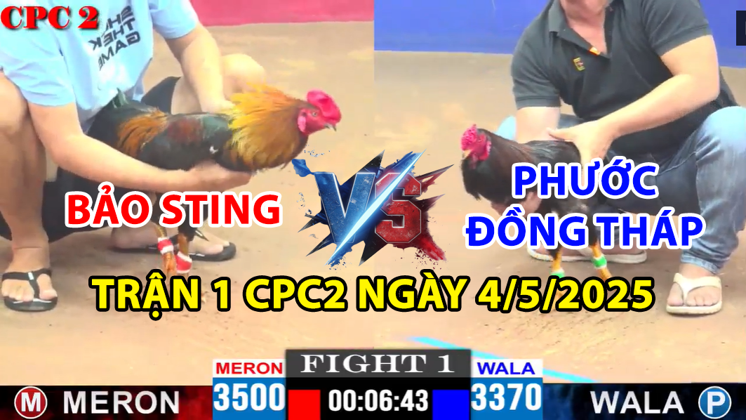 trận 1 cpc2 ngày 4/5/2025 hôm nay giữa bảo sting vs phước đồng tháp
