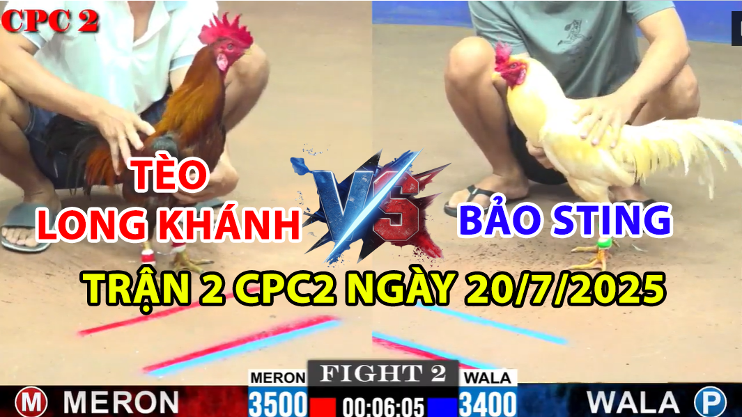 trận 2 cpc2 ngày 20/7/2025 hôm nay giữa bảo sting vs tèo long khánh