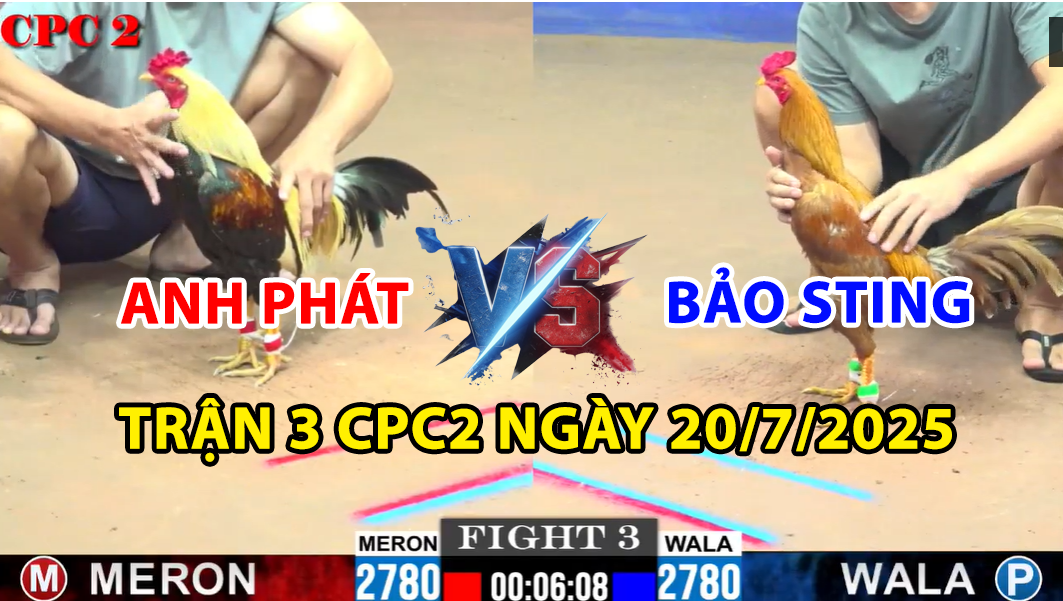 trận 3 cpc2 ngày 20/7/2025 hôm nay giữa bảo sting vs anh phát