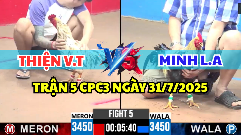 trận 5 cpc3 ngày 31/7/2025 hôm nay giữa minh long an và anh thiện vũng tàu