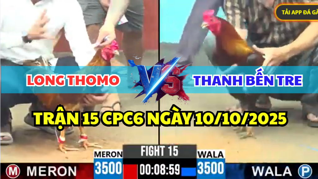 trận 15 cpc6 ngày 13/10/2025 hôm nay