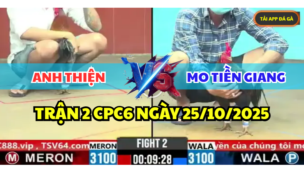 trận 2 cpc6 ngày 25/10/2025 hôm nay