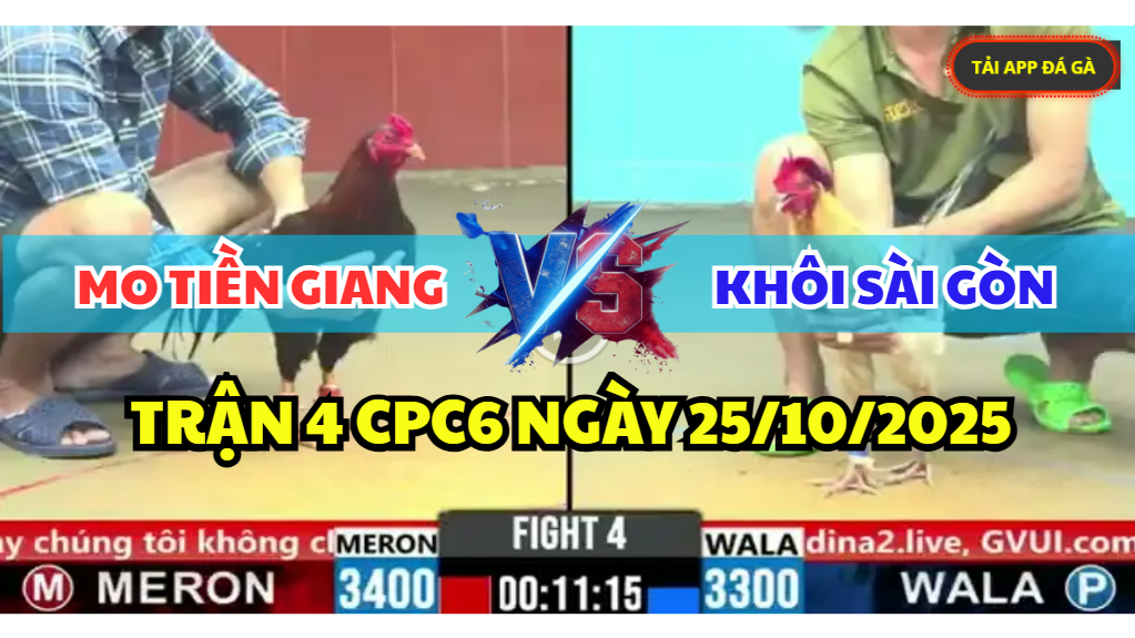 trận 4 cpc6 ngày 25/10/2025 hôm nay